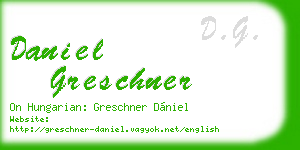 daniel greschner business card